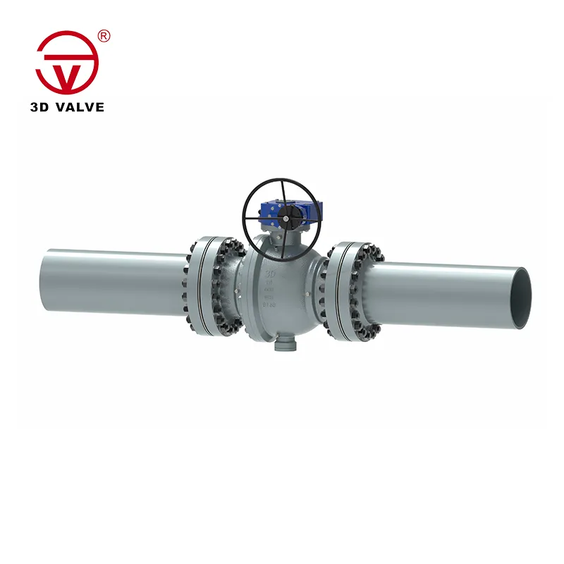 Csővezeték öntött acél karimás golyósszelepek